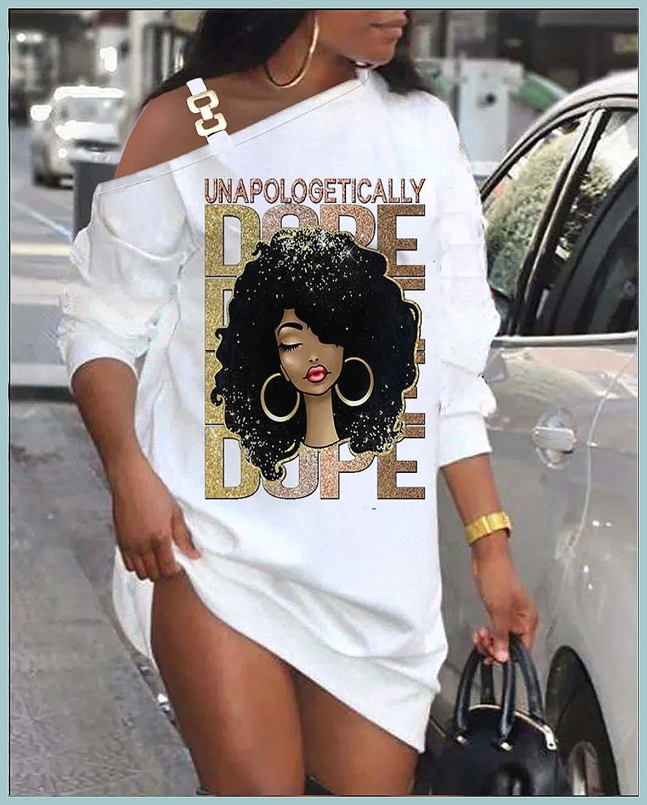 Dresses - Robe courte imprimée pour femme, coupe