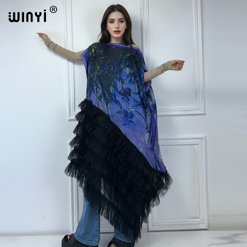 Boho Summer Beach Maxi Dress - WINYI Africa Clothing Robe Maxi Kaftan