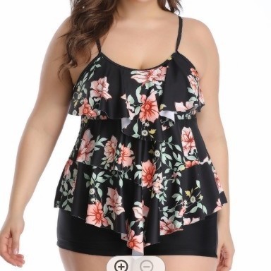 Tankini femme, bikini imprimé  - Tops avis et prix