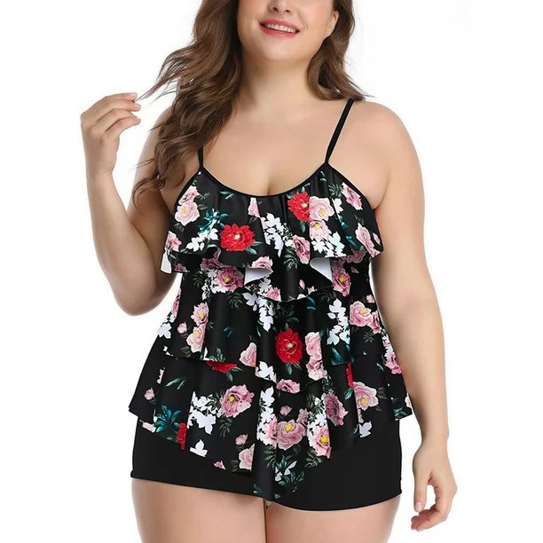 Tankini femme, bikini imprimé  - Tops avis et prix