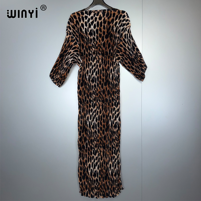 WINYI été plissé élastique rob - Boho Summer Beach Maxi Dress avis et prix
