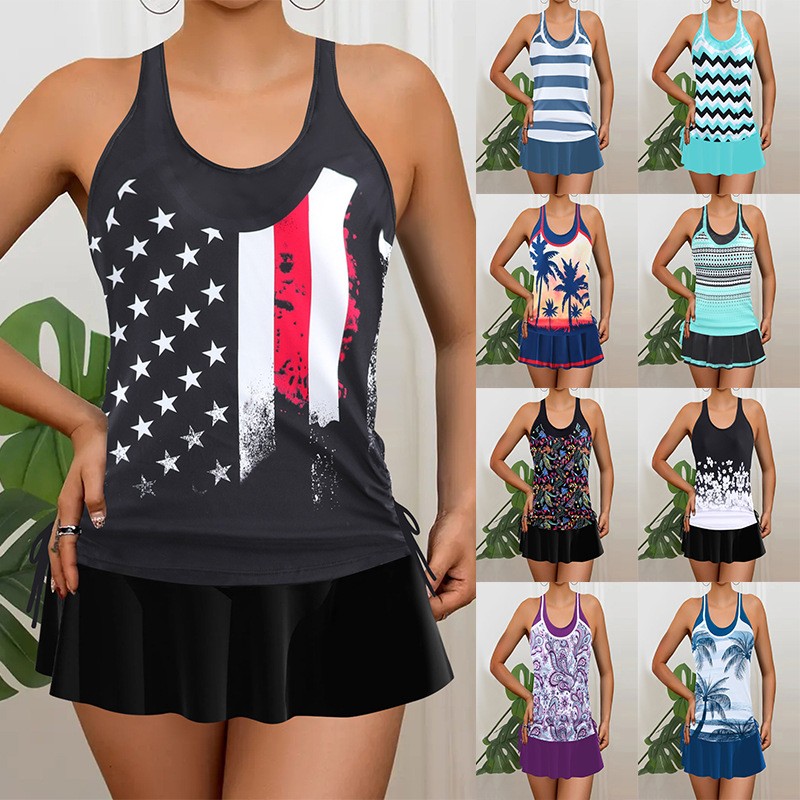 Tankini femme, bikini sans man - Skirts avis et prix