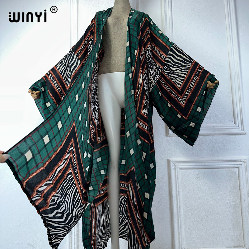 WINYI kimono sexy été 2025 fem - Boho Summer Beach Maxi Dress avis et prix