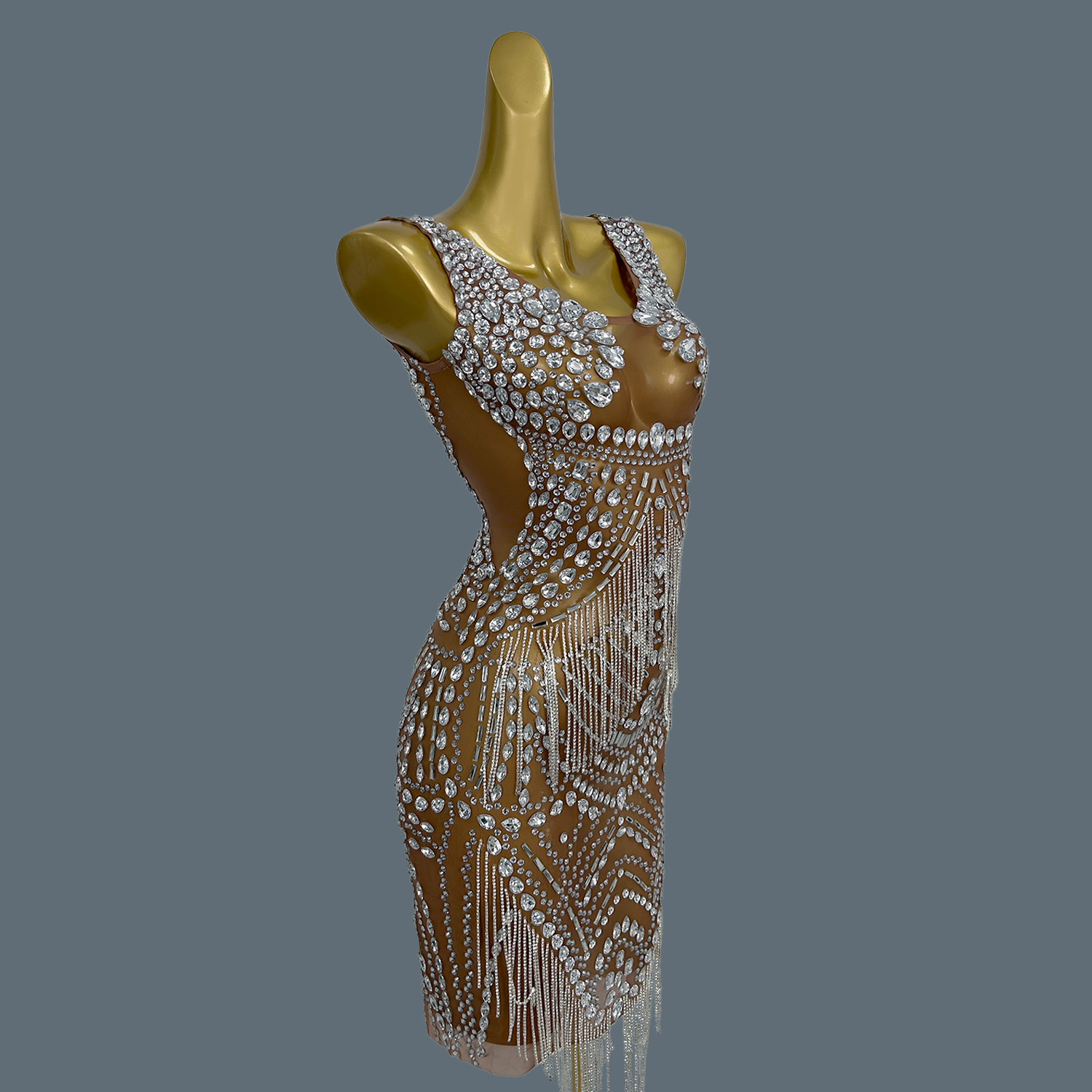 Robes de soirée sexy pour femm - Sparkly Rhinestone Club Party Dress avis et prix