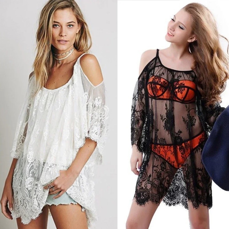 Robe de plage sexy en dentelle - Boho Summer Beach Maxi Dress avis et prix