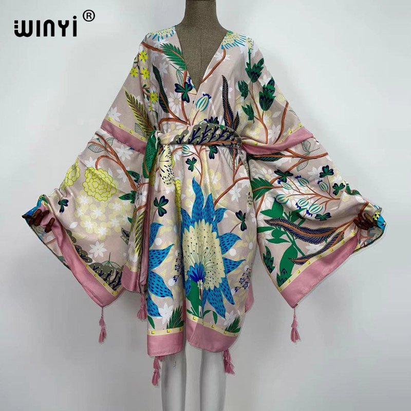 WINYI Robes d'automne pour fem - Boho Summer Beach Maxi Dress avis et prix