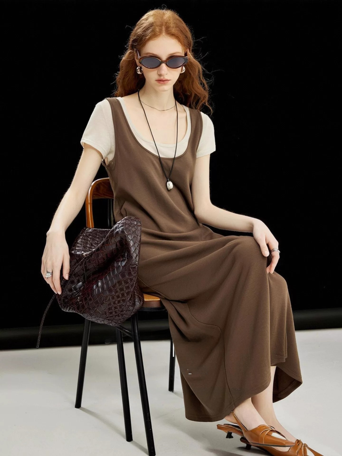 HUAAPPUW Nouvelle Robe T-shirt - Casual Loose Linen Shirt Dress avis et prix