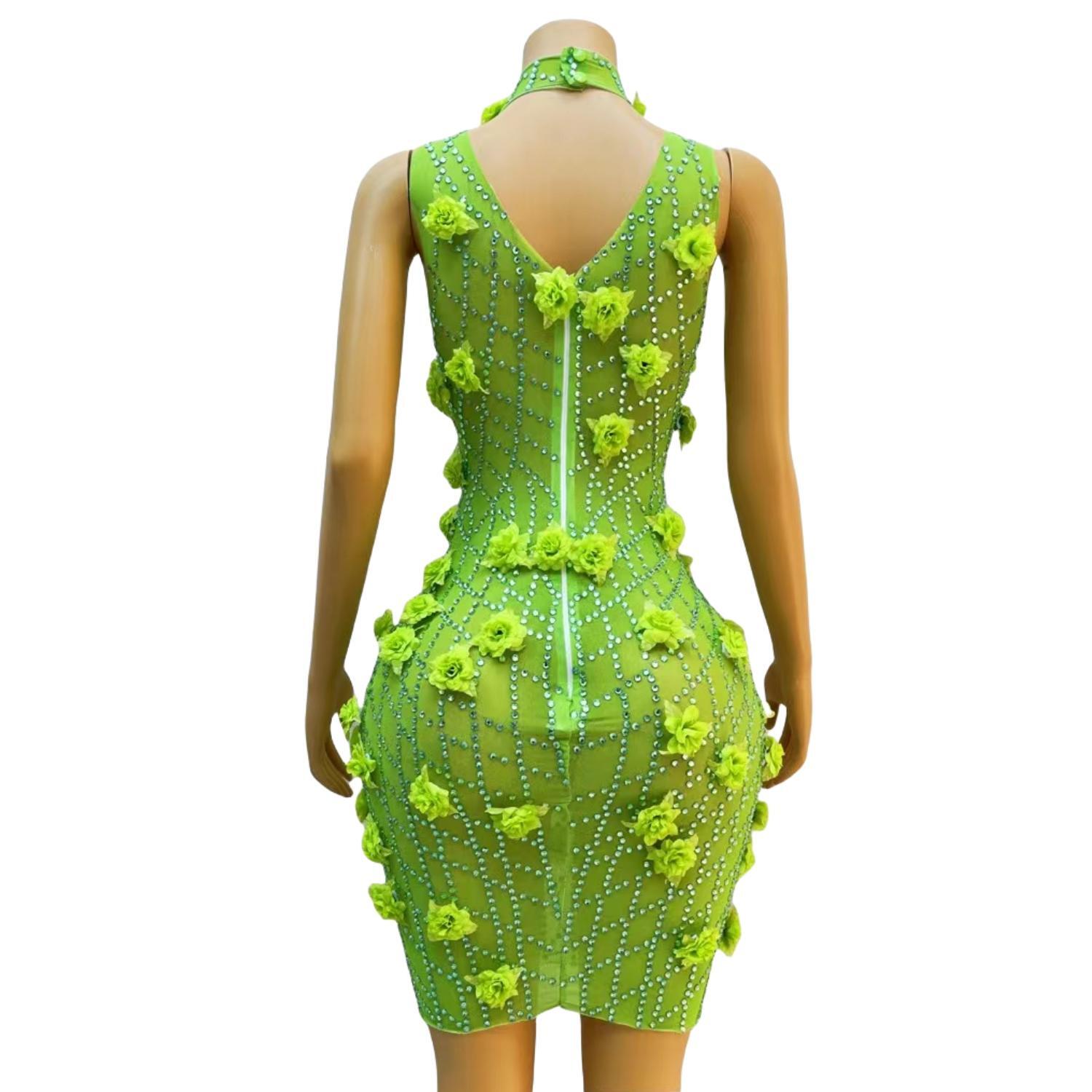 Chic cristaux scintillants str - Sparkly Rhinestone Club Party Dress avis et prix