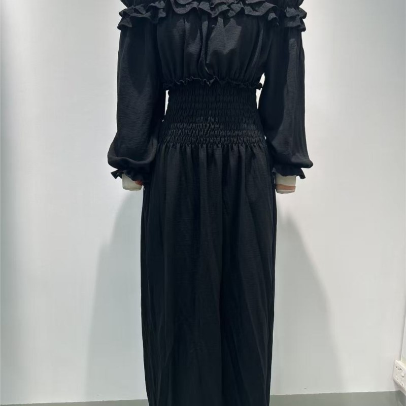 Robe longue à épaules dénudées - Off Shoulder Puff Sleeve Sundress avis et prix