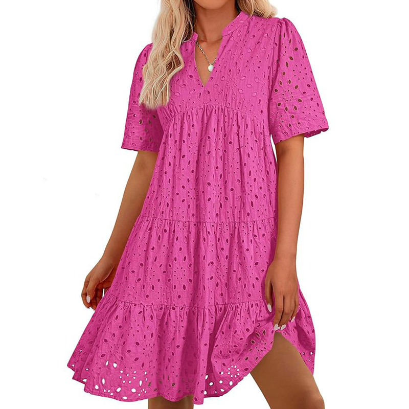Robe d'été bohème pour femmes, - French Vintage Floral Midi Dress avis et prix