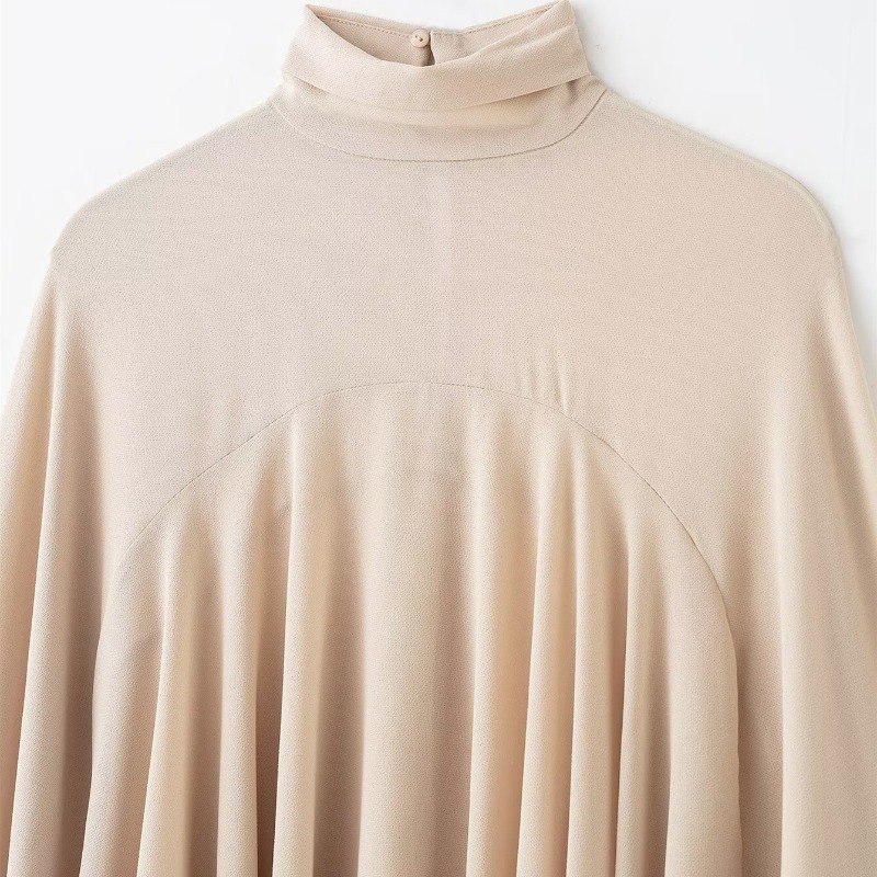 Blouse beige à col montant, ma - Blouses avis et prix