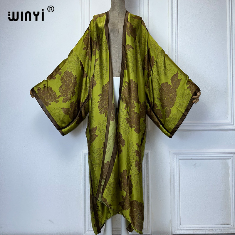 WINYI-Robe longue imprimée sty - Boho Summer Beach Maxi Dress avis et prix