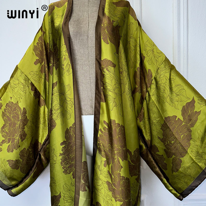 WINYI-Robe longue imprimée sty - Boho Summer Beach Maxi Dress avis et prix