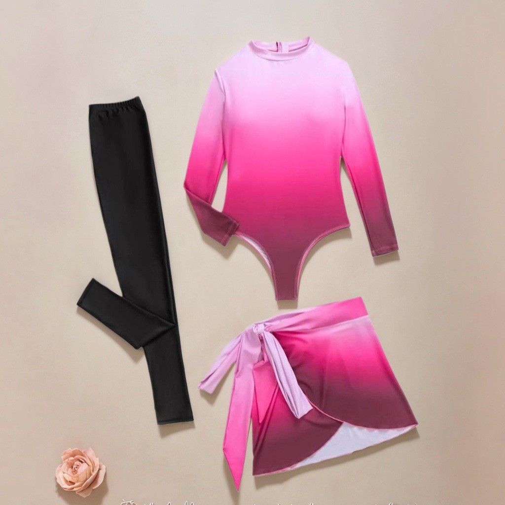 Maillot de bain bleu à manches - Skirts avis et prix