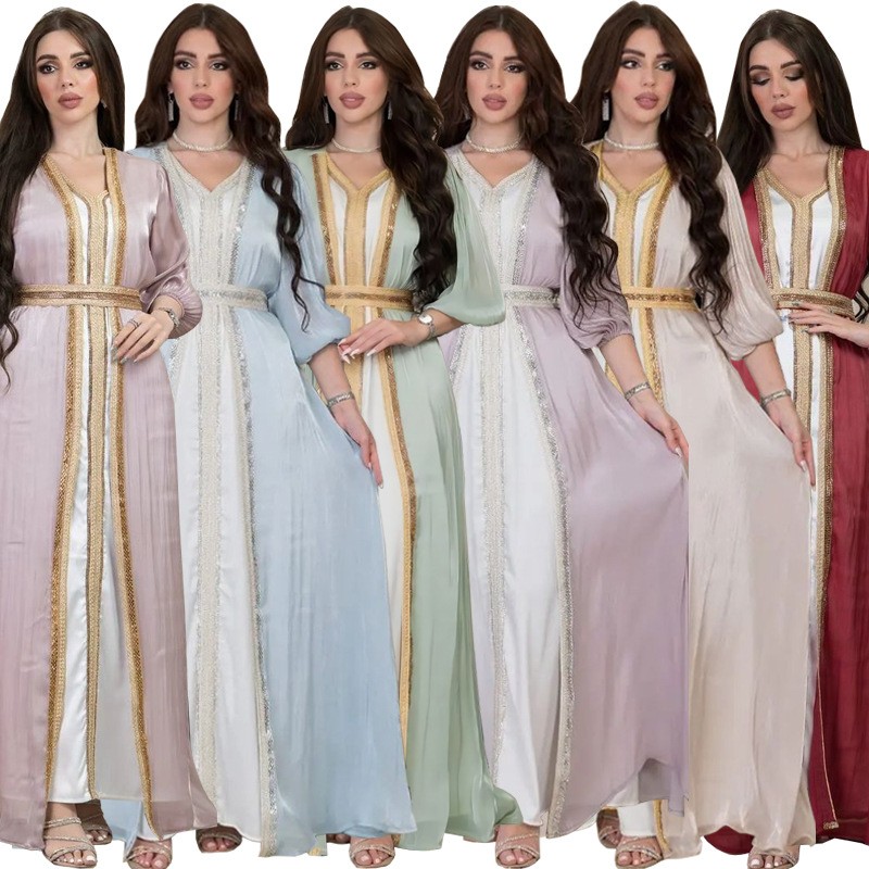 Robe de soirée longue en satin - Dresses avis et prix
