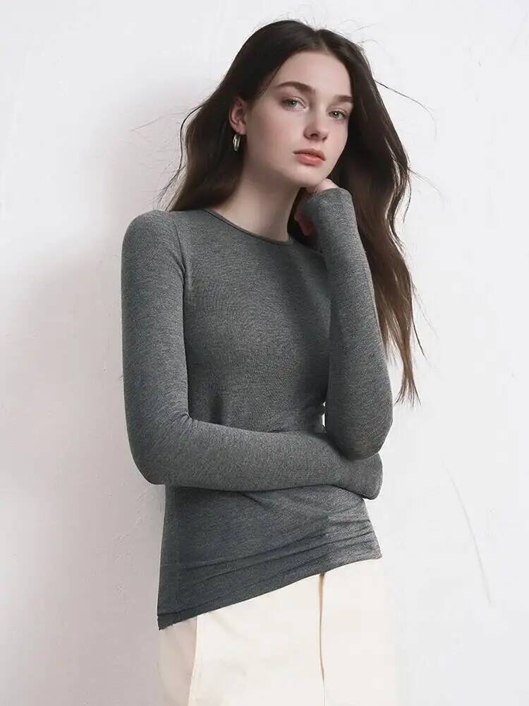 Haut à manches longues en méla - Blouses avis et prix