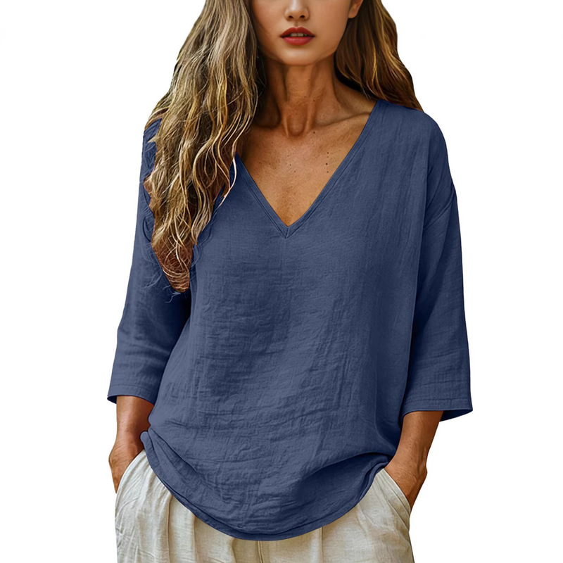T-shirts pour femmes à col en  - Blouses avis et prix