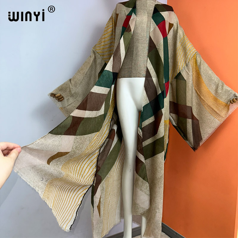 WINYI-Maillot de bain kimono i - Boho Summer Beach Maxi Dress avis et prix